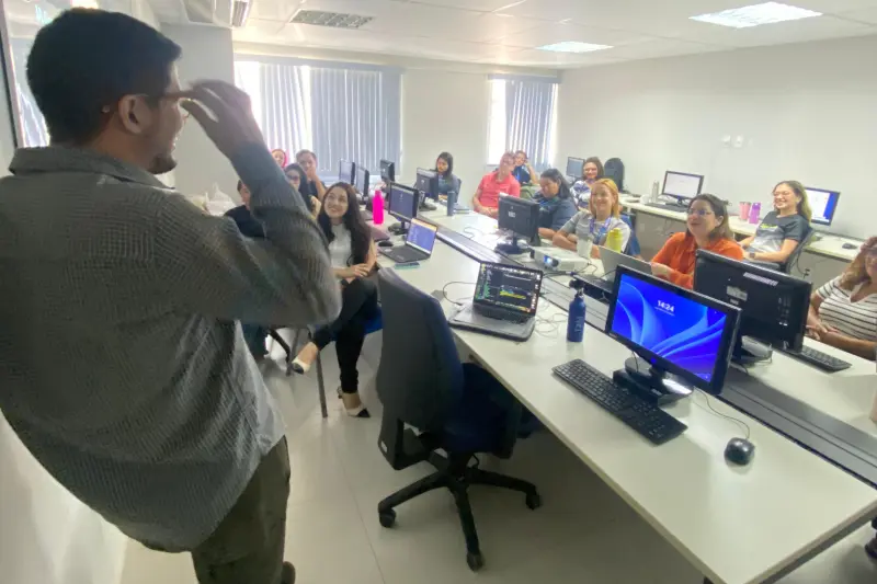 notícia: Oficina aborda Inteligência Artificial em processos previdenciários no Igepps