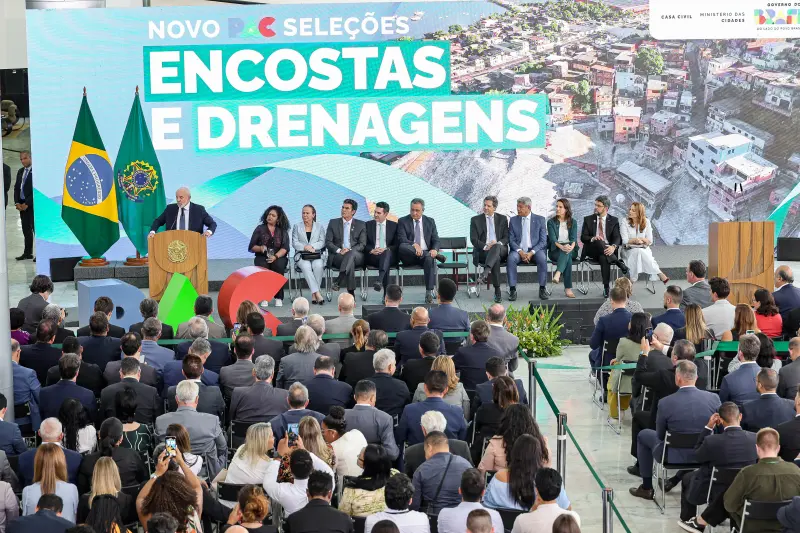 notícia: Pará é contemplado no Novo PAC Seleções 2025 com obras de drenagem e contenção de encostas