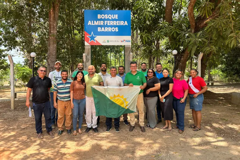 notícia: Ideflor-Bio apoia criação de Plano de Educação Ambiental para o Bosque de Palestina do Pará