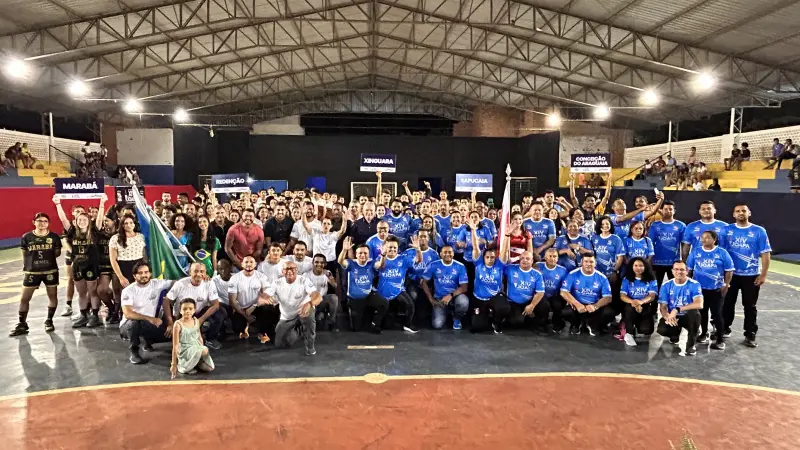 notícia: Governo do Pará realiza 8ª etapa da regional Araguaia dos Jogos Abertos em Xinguara