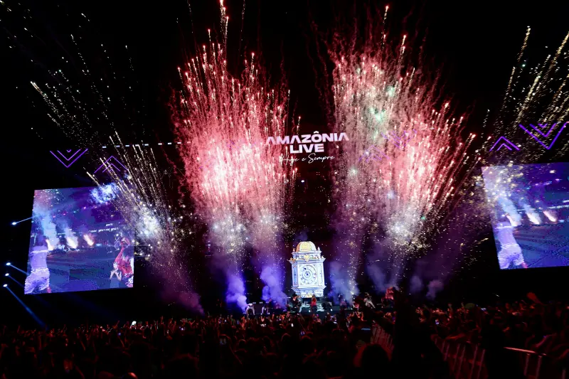 notícia: Música, cultura e sustentabilidade marcam Amazônia Live no Mangueirão em Belém