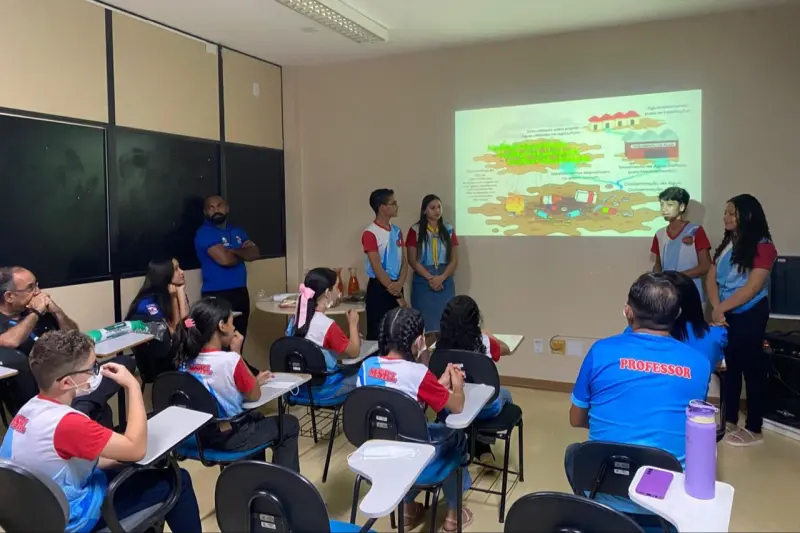 notícia: Hospital Geral de Tailândia desenvolve ações de sustentabilidade e saúde com alunos da rede municipal