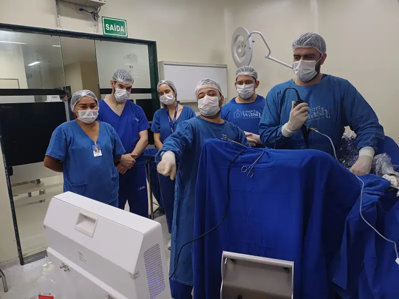 notícia: Hospital Regional de Santarém avança em cirurgias minimamente invasivas para cálculos renais