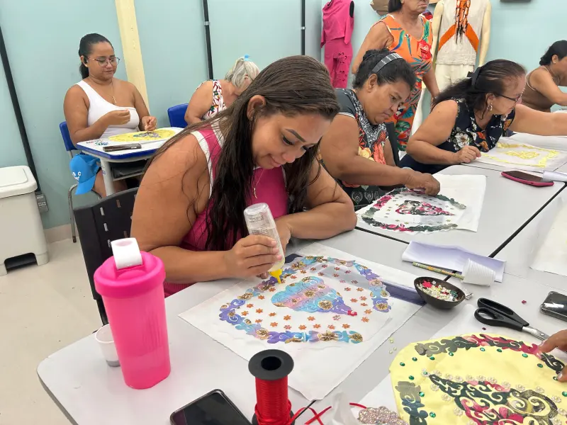 notícia: Usinas da Paz promovem curso de customização voltado ao Círio