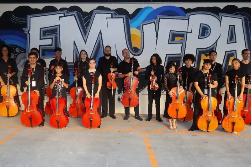 notícia: Orquestras realizam concertos gratuitos no Teatro Waldemar Henrique, nesta sexta-feira (26) 