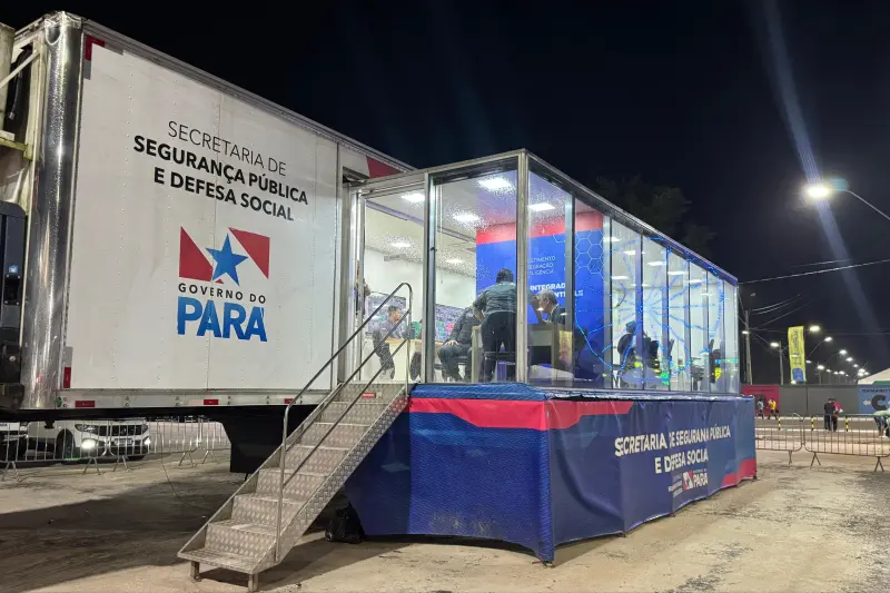 notícia: Centro Integrado de Comando e Controle Móvel garante monitoramento no Festival do Abacaxi, em Barcarena  