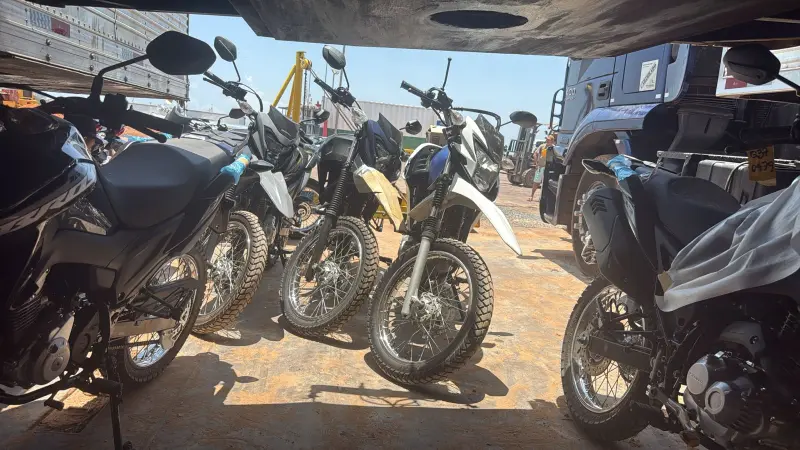 notícia: Sefa apreende oito motocicletas e 55 toneladas de soja