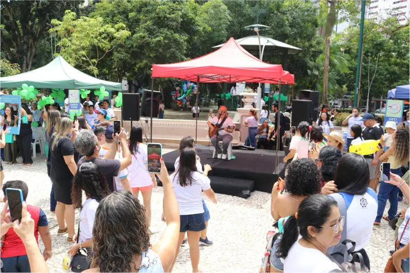 notícia: Programação na Praça Batista Campos encerra Campanha Setembro Verde no Pará