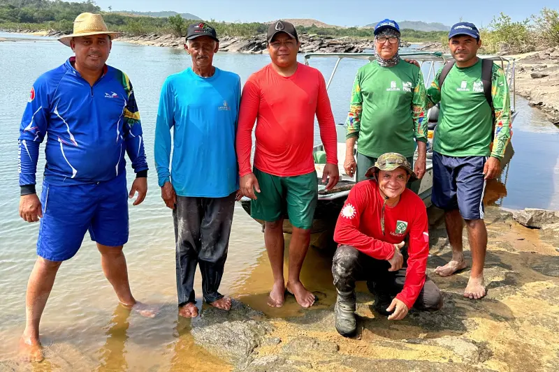 notícia: Mais de 1,6 mil ovos de quelônios coletados no Rio Araguaia vão para berçário de conservação