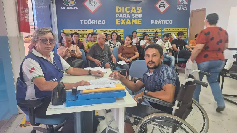 notícia: Detran realiza atendimento de Habilitação para pessoas com deficiência em Altamira