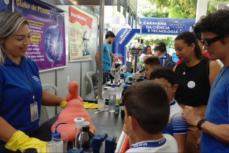 notícia: Caravana da Ciência e Tecnologia certifica mais de 21 mil alunos no Pará