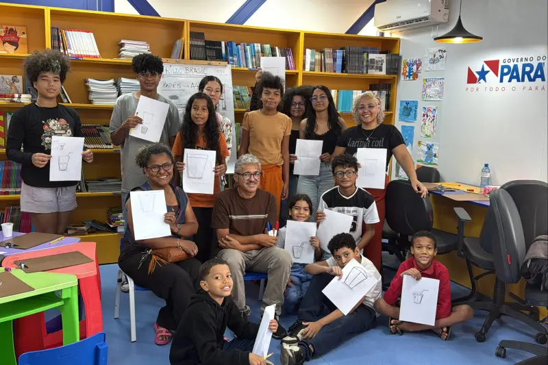 notícia: Fundação Cultural do Pará promove curso de desenho criativo em Marabá