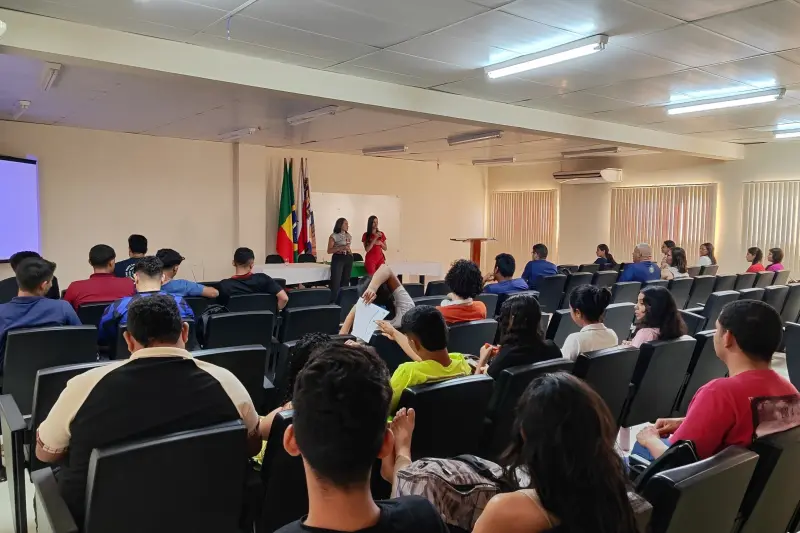 notícia: Hospital Regional do Tapajós leva palestra sobre Segurança e Medicina Ocupacional a alunos da Ufopa