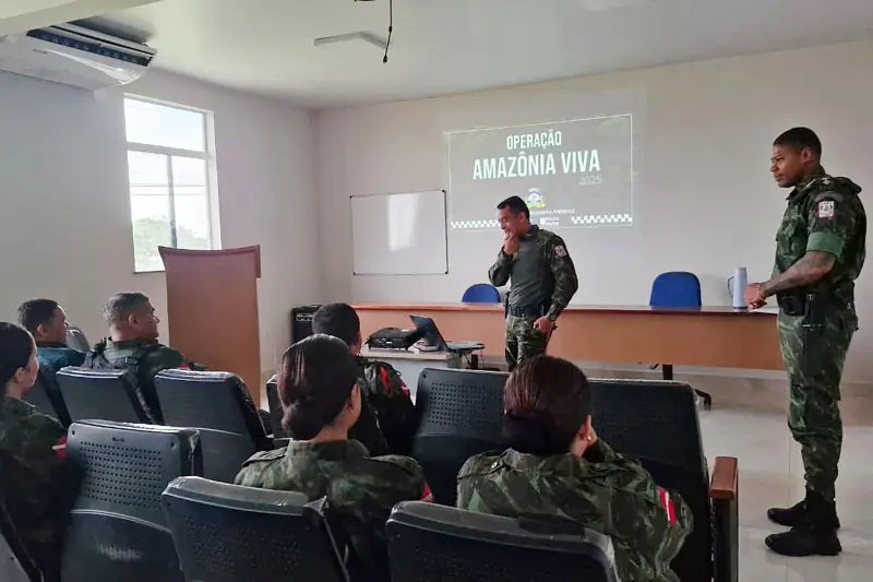 notícia: Polícia Militar alinha estratégias para a Operação Amazônia Viva – Fase 60