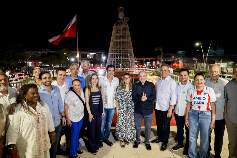 notícia: Em cerimônia com Lula, governador Helder Barbalho entrega a Nova Doca, legado da COP30 em Belém