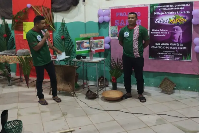 notícia: Estudantes quilombolas protagonizam projeto sobre o açaí, no arquipélago do Marajó