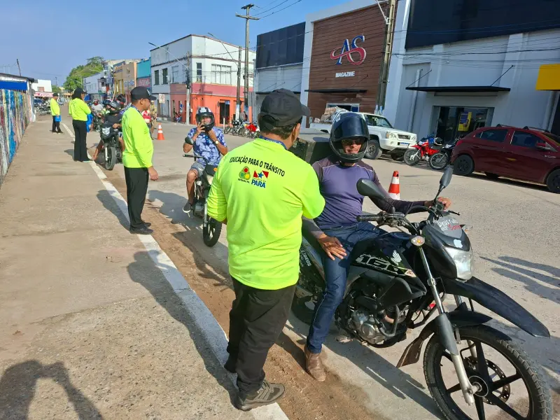 notícia: Detran realiza ações educativas em Peixe-Boi e Óbidos  