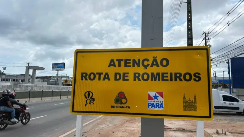 notícia: Detran reforça sinalização e segurança viária para romeiros que seguem rumo a Belém no Círio de Nazaré