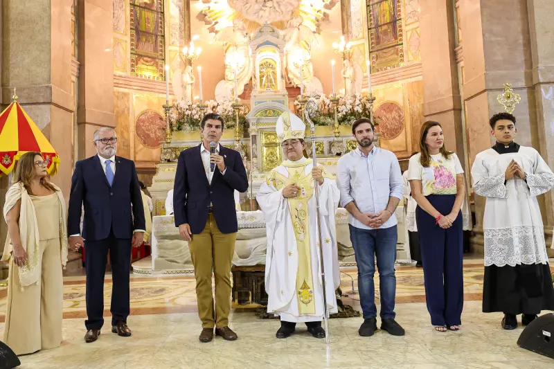 notícia: Governo do Estado participa da abertura oficial do Círio 2025 e reforça apoio à festividade