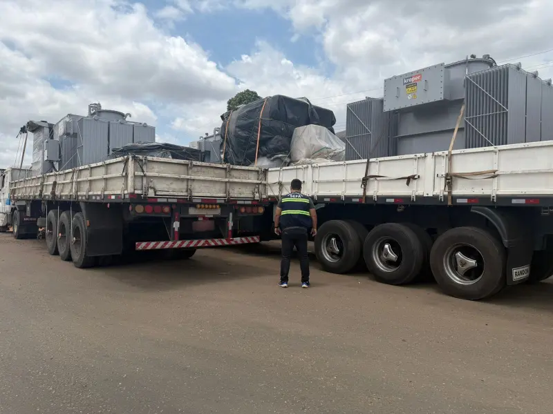 notícia: Sefa apreende três subestações de mais de R$ 2 milhões em Dom Eliseu