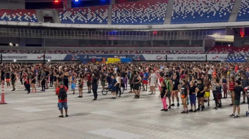 notícia: Mangueirão reúne cerca de 3 mil pessoas para a edição especial de Treino Funcional