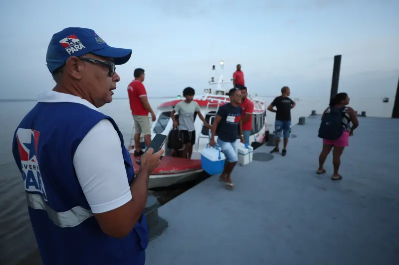 galeria: Primeiro dia de funcionamento do novo terminal hidroviário de Icoaraci