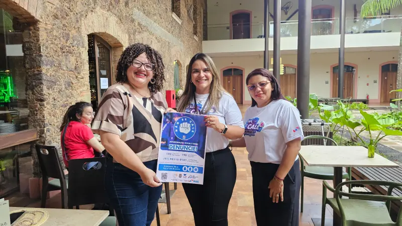 notícia: Estado leva campanha 'Não se Cale' a restaurantes e espaços turísticos paraenses