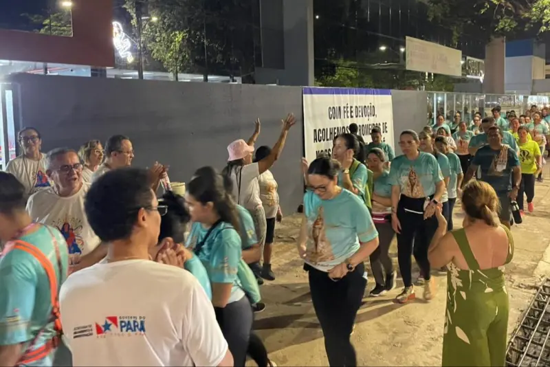 notícia: Servidores da Seplad realizam ação de acolhimento aos romeiros durante o Círio 2025