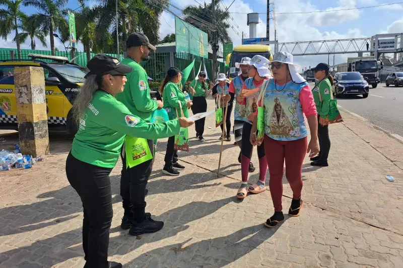 notícia: Detran reforça ações educativas com romeiros do Círio 