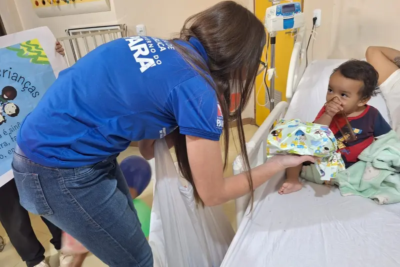 notícia: Hospital Geral de Tailândia antecipa comemoração do Dia das Crianças com ação especial para pacientes pediátricos