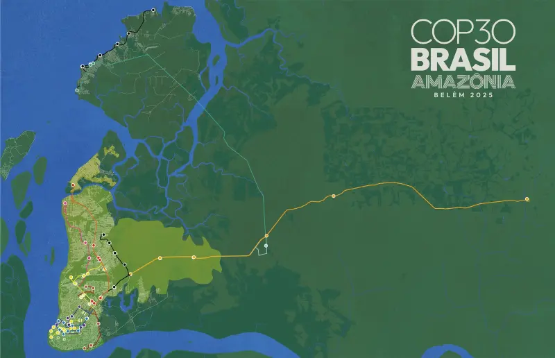 notícia: Governo do Pará detalha operação de mobilidade da COP30 em parceria com Governo Federal e Prefeitura de Belém