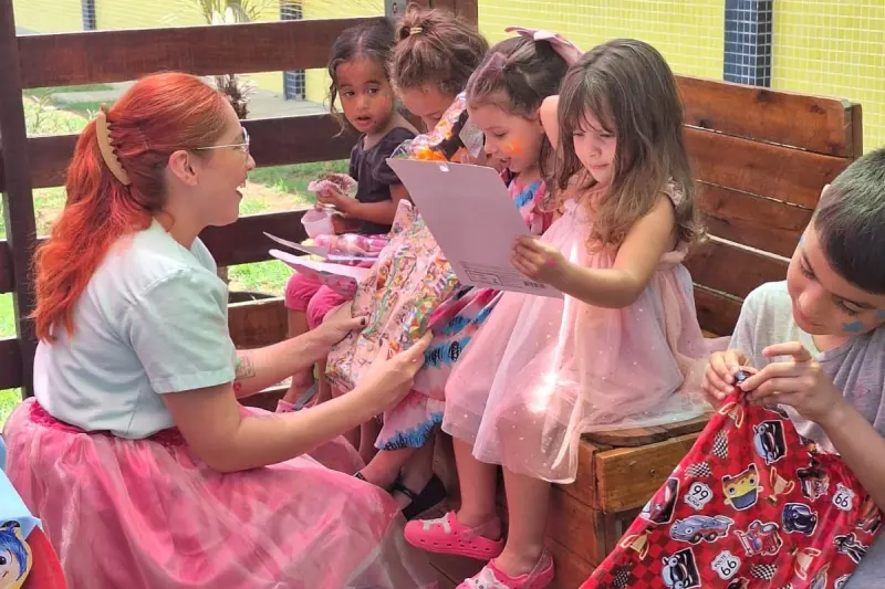 notícia: Hospital de Castelo dos Sonhos promove atividade lúdica para crianças