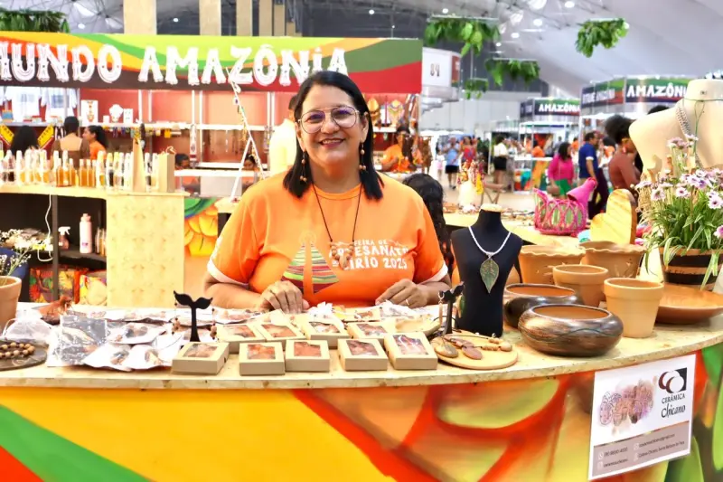 notícia: Semas fortalece bioeconomia e saberes tradicionais na 13ª Feira do Artesanato do Círio