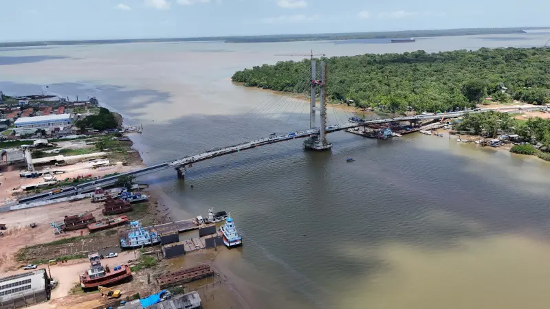 notícia: Governo do Pará finaliza nova ponte estaiada entre Icoaraci e Outeiro e renova a esperança de quem vive e trabalha na região