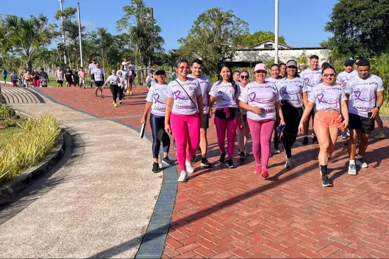 notícia: Hospital da Mulher do Pará promove I Caminhada Outubro Rosa e reforça mensagem de prevenção