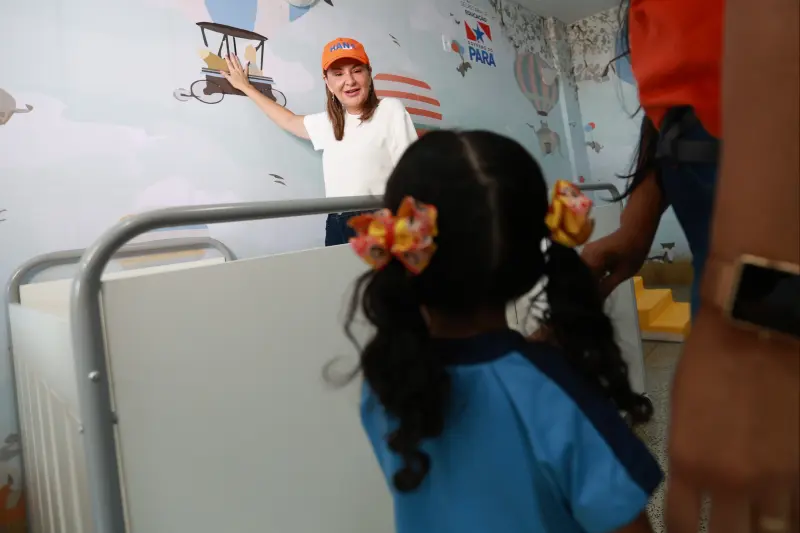 notícia: Construção de creche em Magalhães Barata já está em fase de conclusão