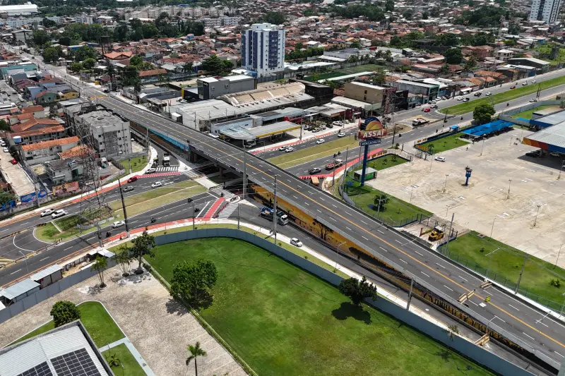 notícia: Novo viaduto marca avanço na mobilidade urbana de Belém e Ananindeua