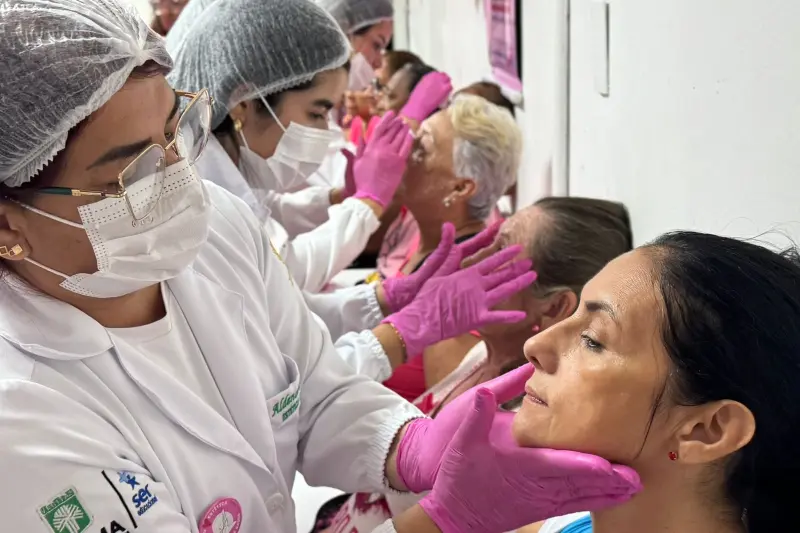 notícia: ParáPaz incentiva cuidados com a saúde em programação especial do Outubro Rosa