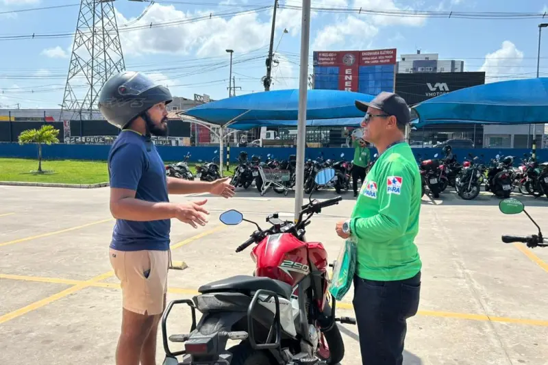 notícia: Detran promove ação educativa no novo viaduto da avenida Independência com a Mário Covas