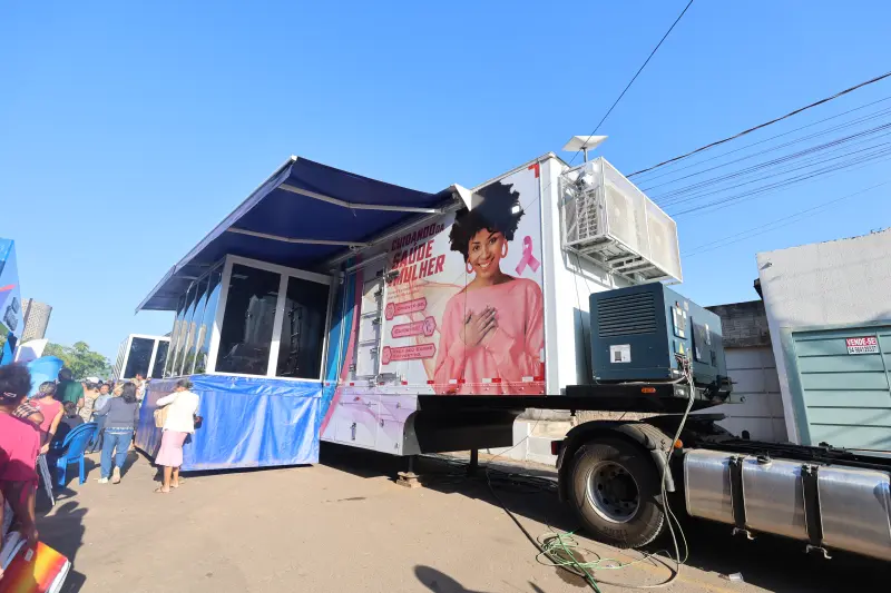 notícia: Carreta da Mulher realiza mais de 7,5 mil atendimentos durante as ações do "Por Todas Elas"