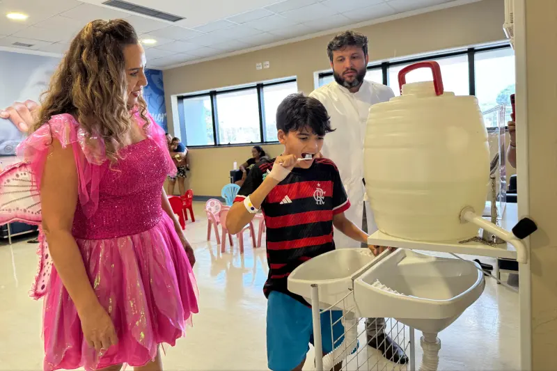 notícia: PSRM e Sespa finalizam programação educativa do Mês da Criança abordando o tema Saúde Bucal