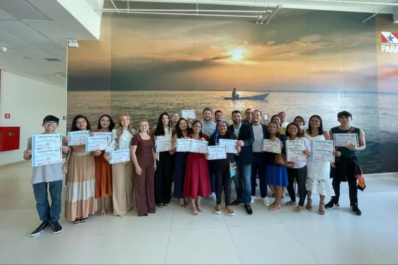 notícia: Sectet certifica mais de 200 alunos do Programa Capacita COP30 em Santarém