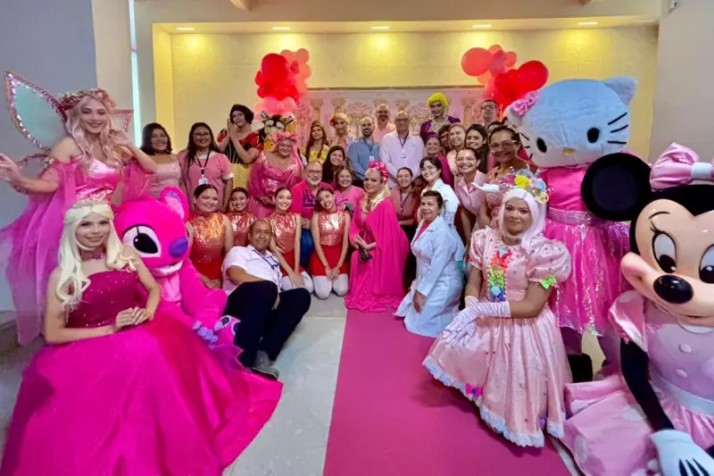 notícia: Hospital Ophir Loyola encerra campanha Outubro Rosa com dia de cuidado, emoção e celebração da vida