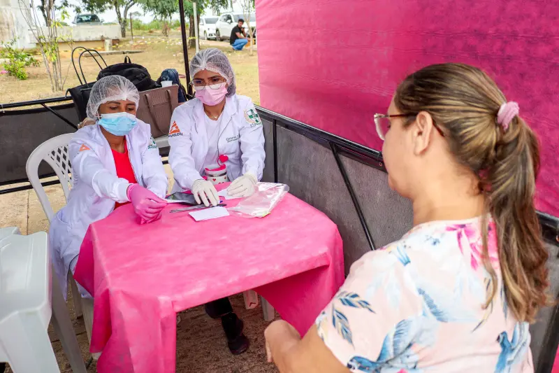 notícia: Hospital Regional de Tucuruí encerra campanha Outubro Rosa com Dia D voltado à saúde da mulher