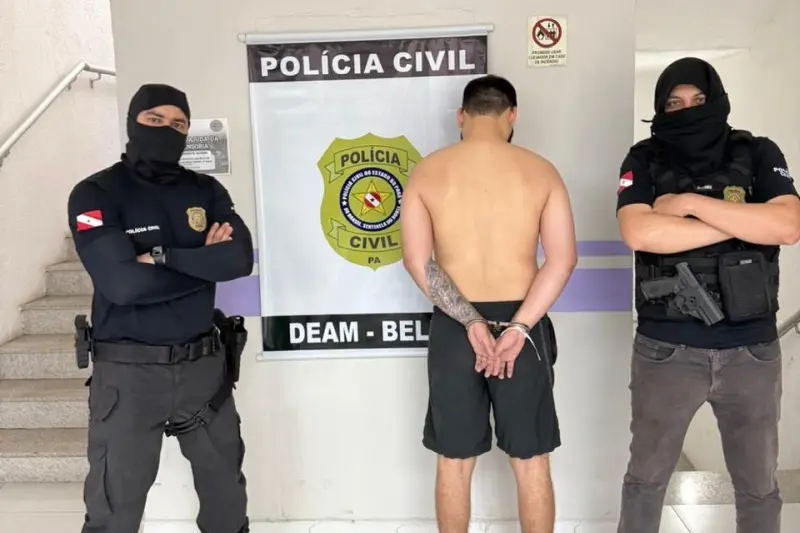 notícia: Em Belém, homem é preso por tentativa de feminicídio ocorrida no bairro do Umarizal