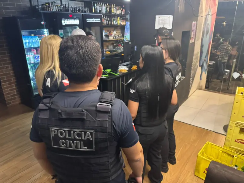 notícia: Polícia Civil fiscaliza bares e reforça campanha contra venda de álcool a menores na Grande Belém