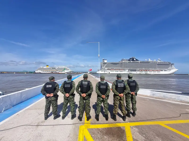 notícia: Polícia Militar reforça segurança em pontos estratégicos da área fluvial na COP30