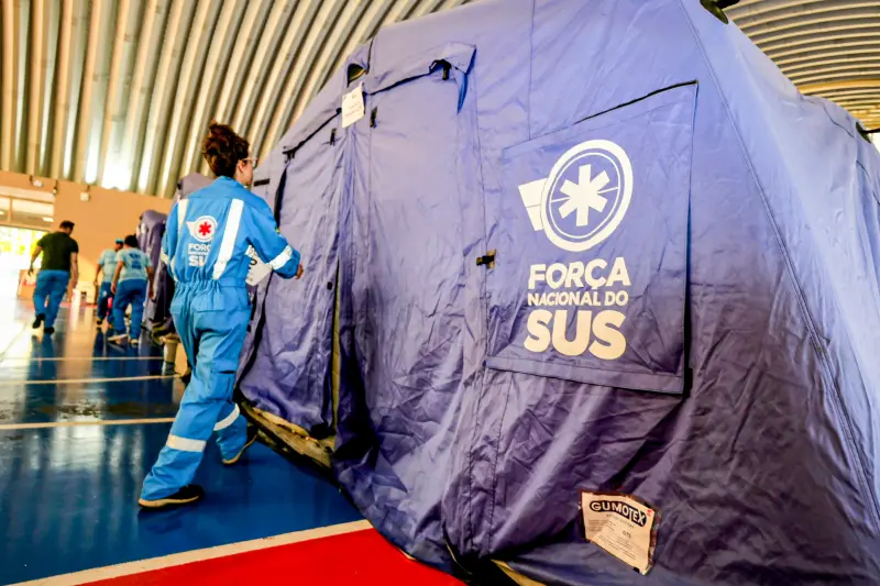 notícia: Hospital de Campanha reforça atendimento em saúde durante a COP30