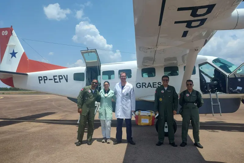 notícia: Graesp realiza transporte de órgãos para transplante nas regiões Oeste e Sudeste paraense