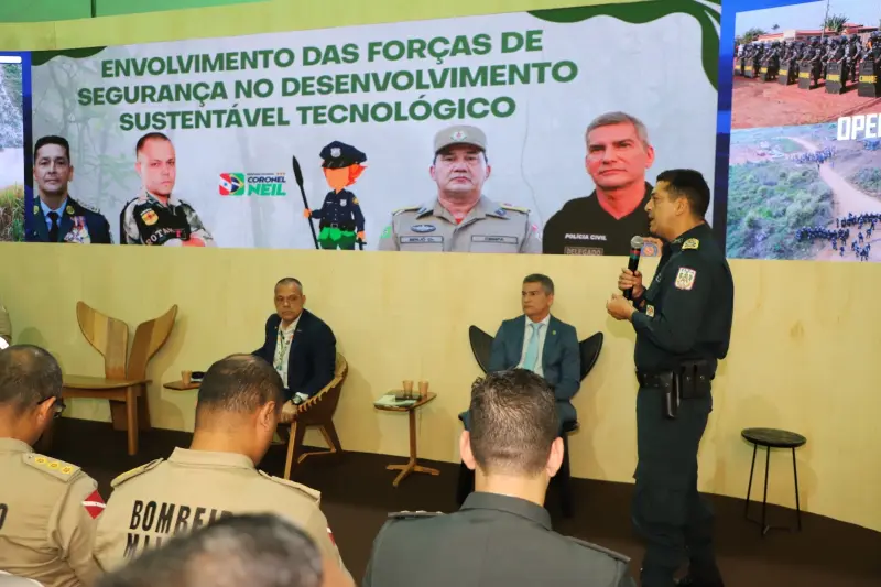 notícia: Polícia Militar do Pará apresenta inovações tecnológicas e práticas sustentáveis na COP30